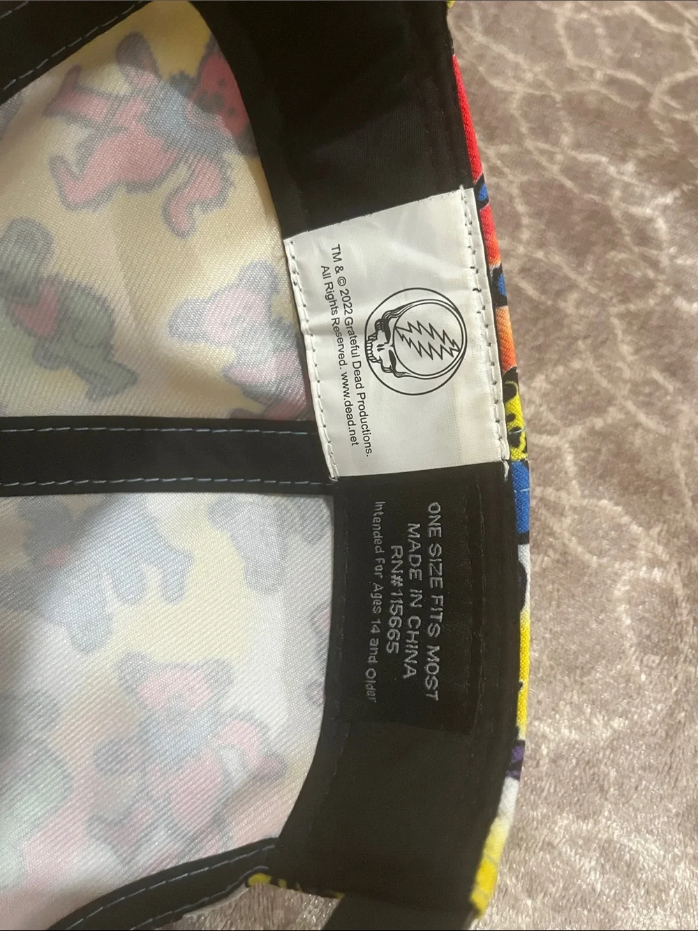 Grateful Dead vibrant snapback